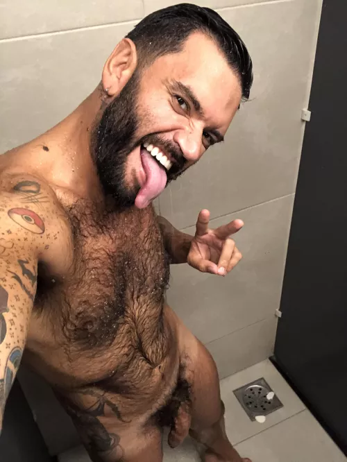 Shower after gym 🔥