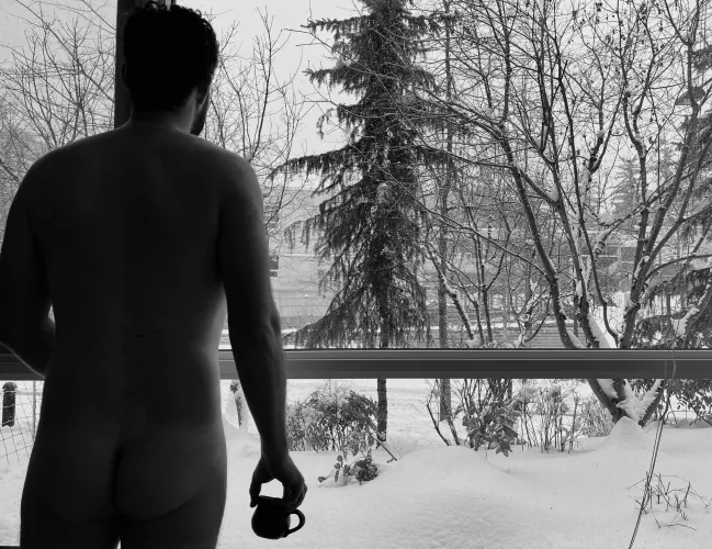 The weather outside is frightful, but from inside it’s such a sightful