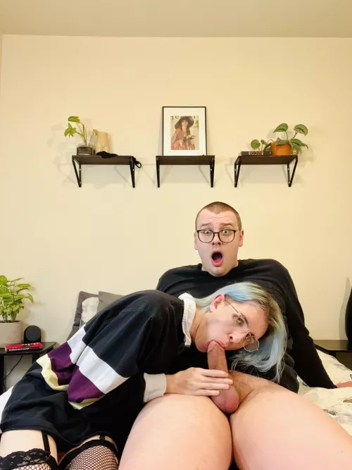 We were just posing nude, I did not expect that!😳😳