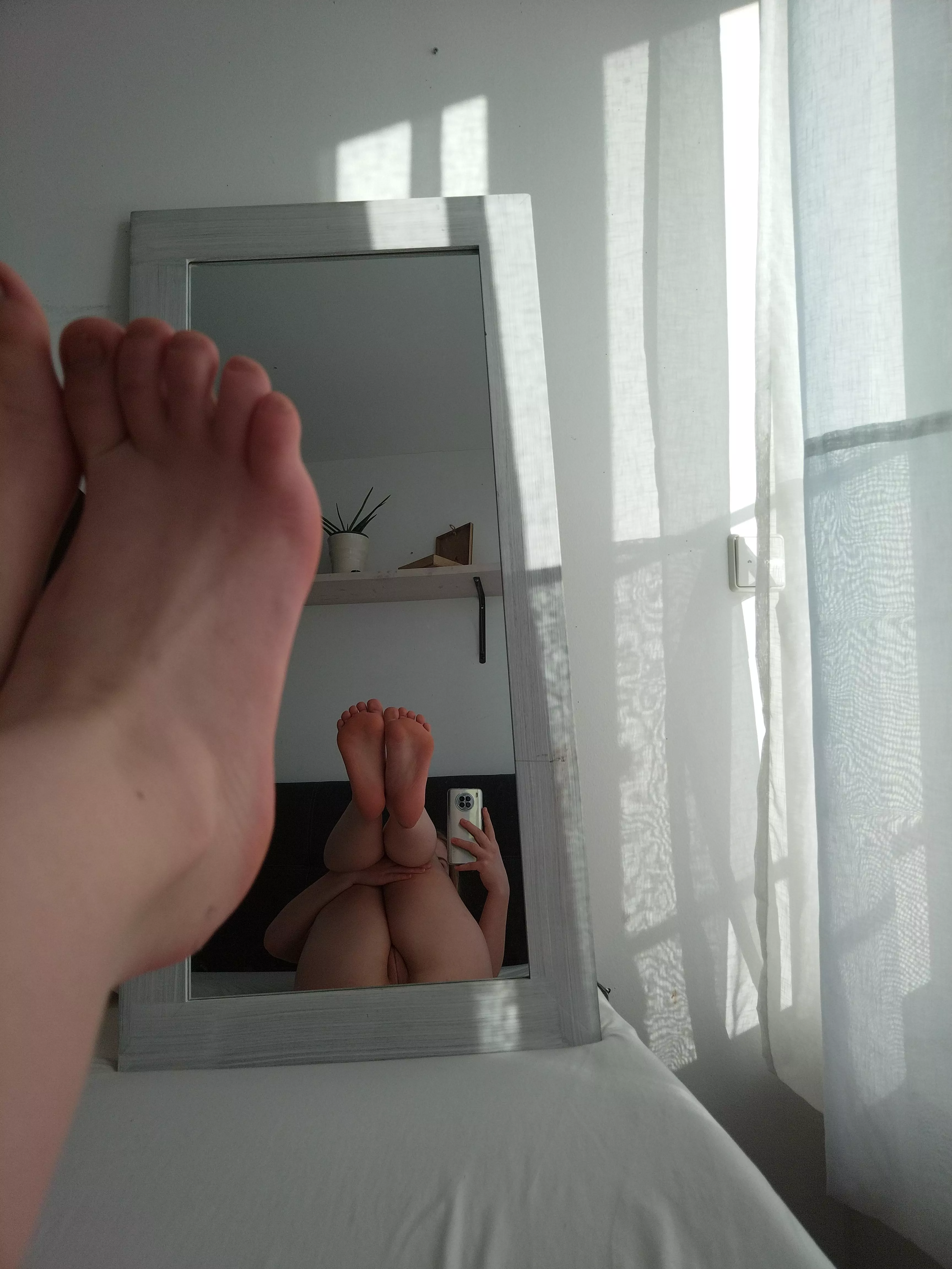 Would you like to lick my cute feet? (oc)