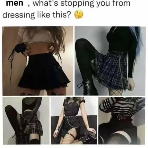 You'll look more feminine in these.