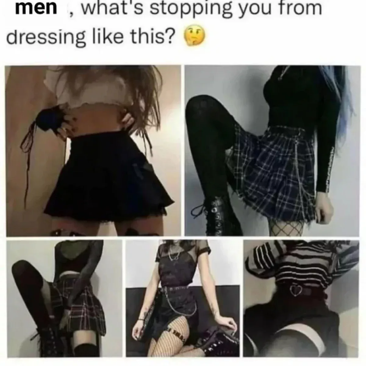 You'll look more feminine in these.