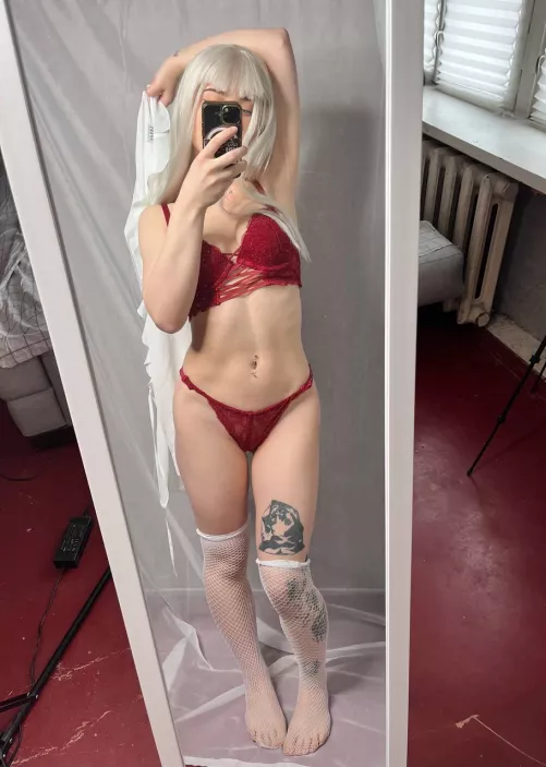 Does red underwear look good on me? [OC]