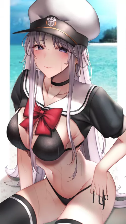 Enterprise in Sailor and bikini (Miyuki) [Azur Lane]