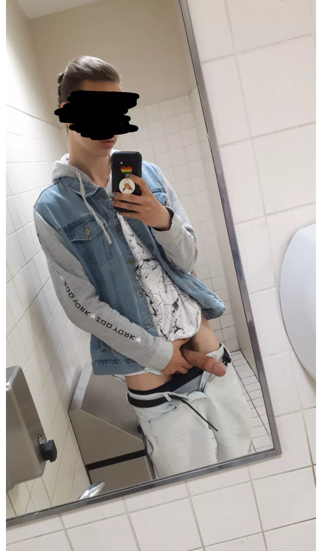 Hard in the public mall bathroom 😋 (19)
