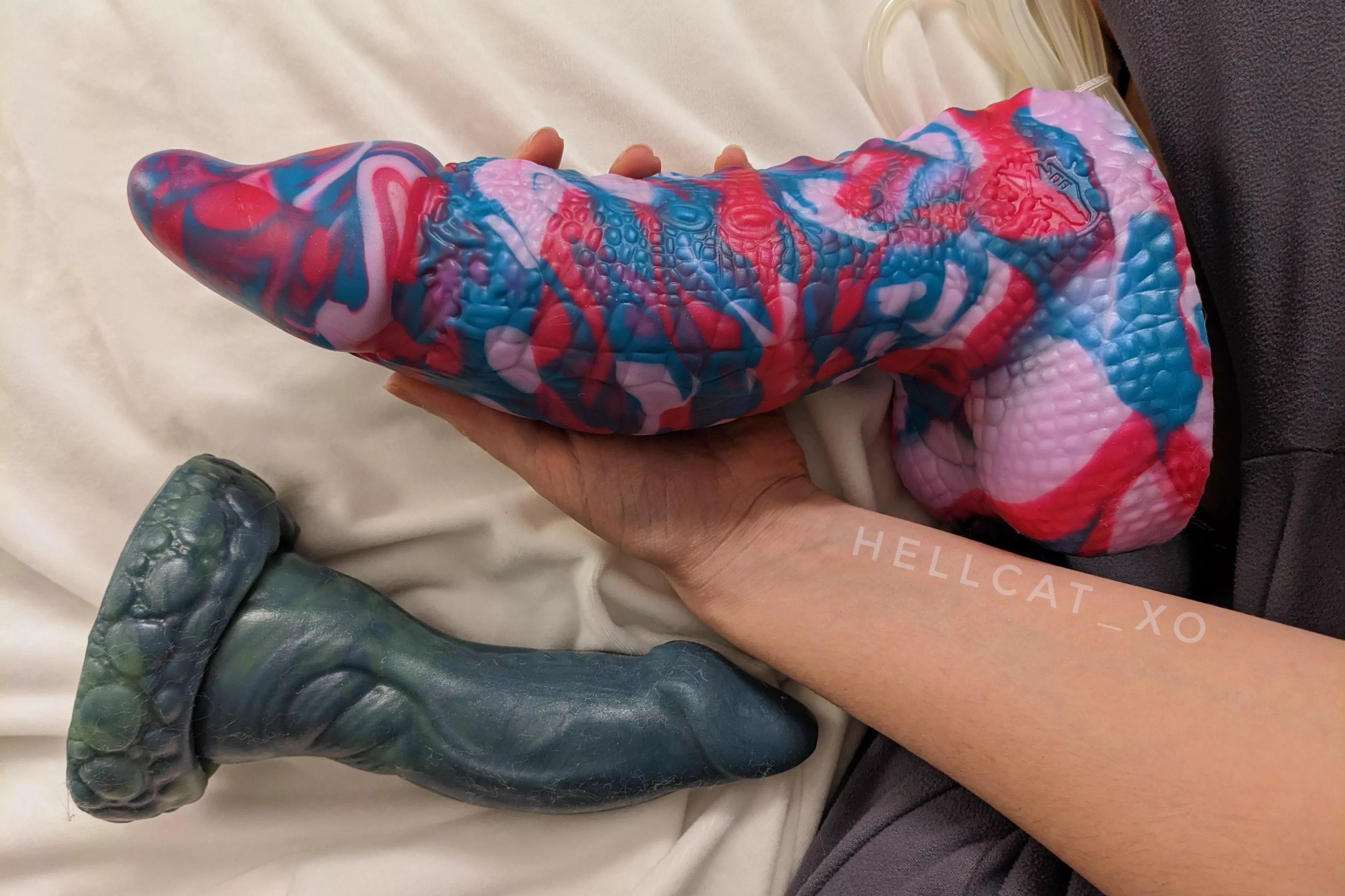 I giggle every time I think about how these are both size medium