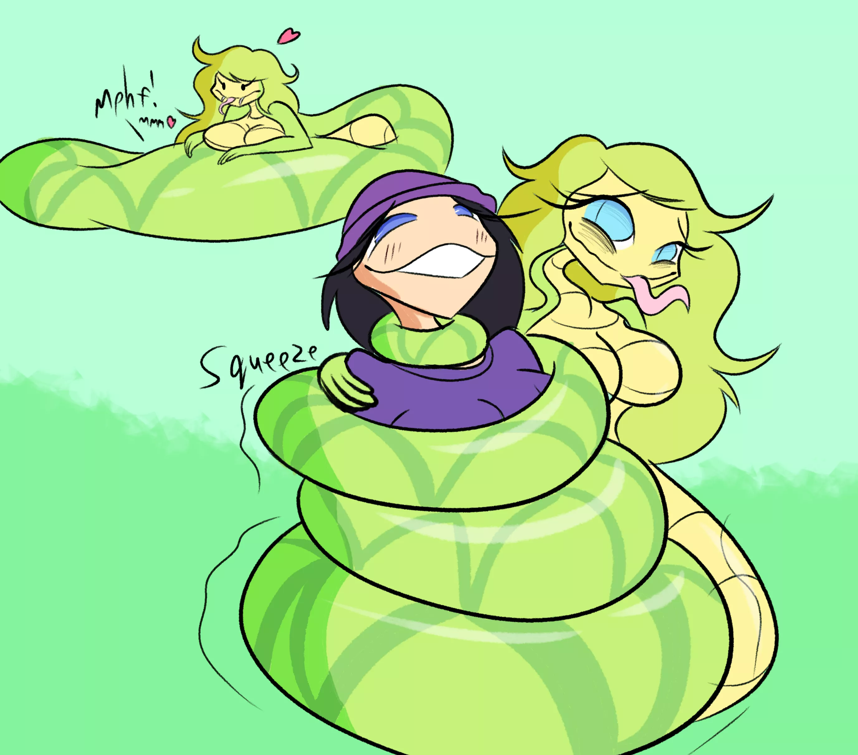 {Image} Boa ate a hiker! (Art by JackMunchy)