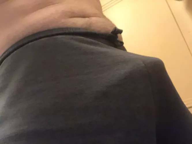 In sweats tonight. Tell me what you think. Male 20