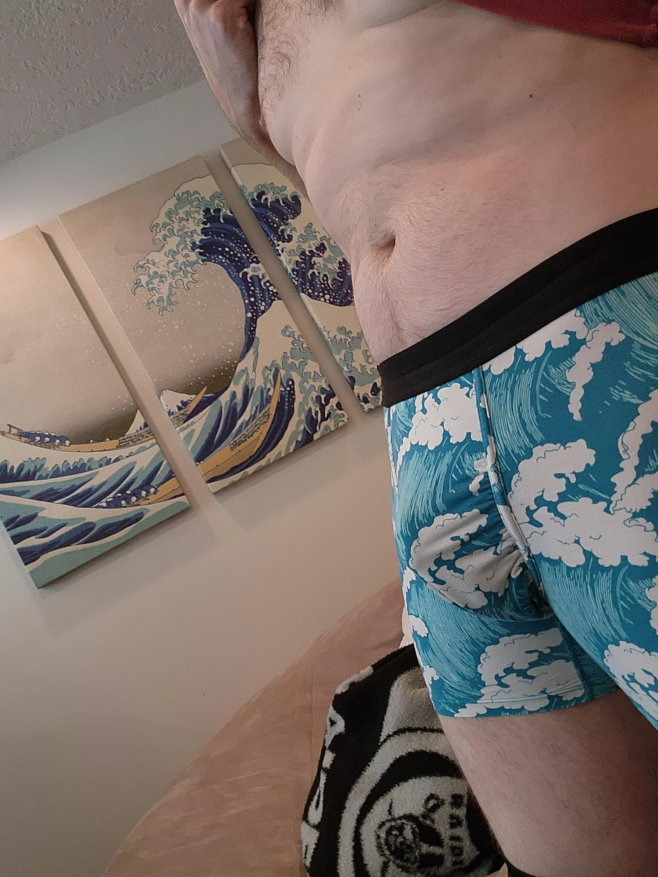 My underwear match the painting in my office!