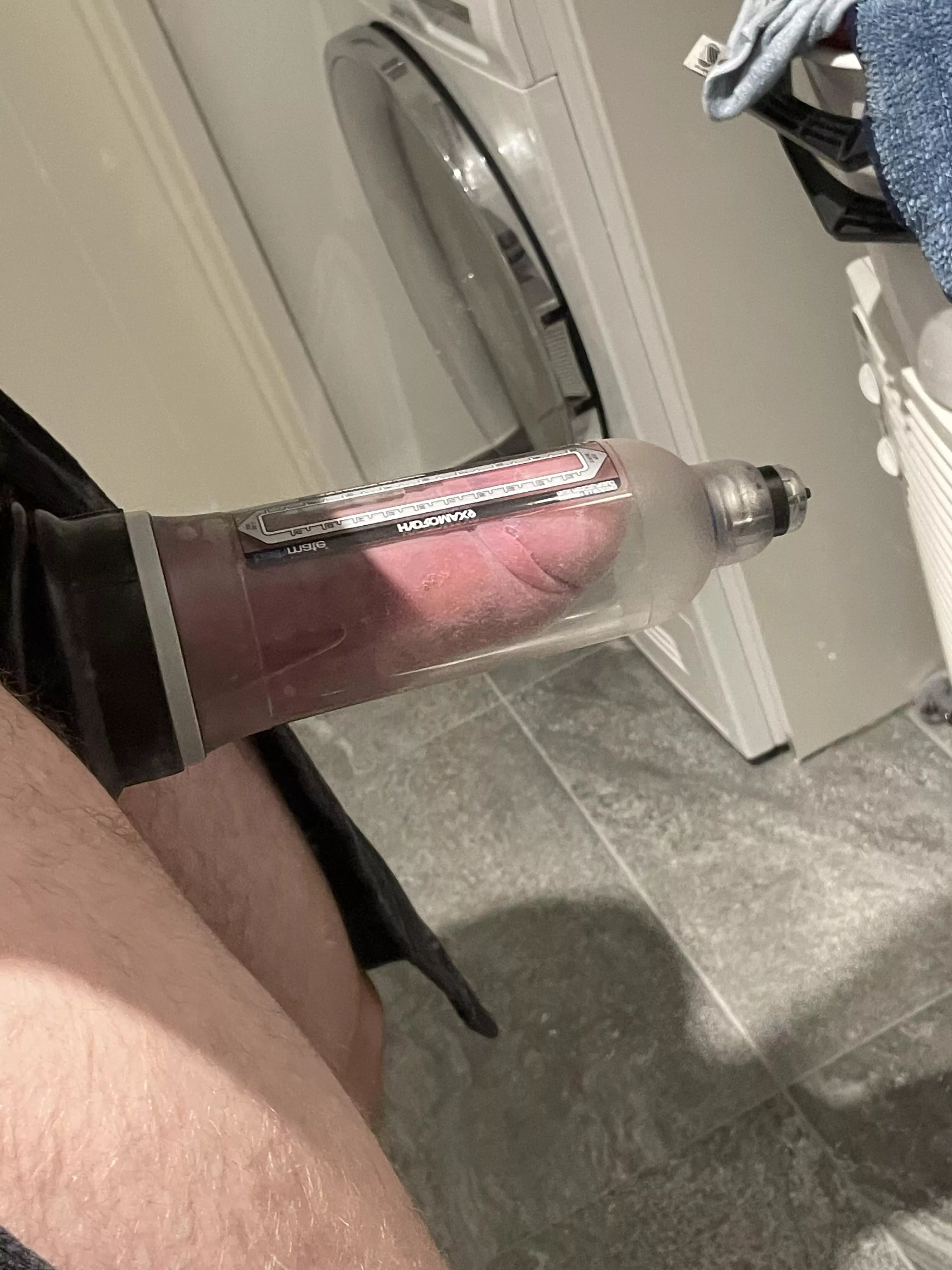 Not quite filling up the hydromax 9