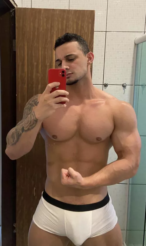 pump after hard work at gy[m]