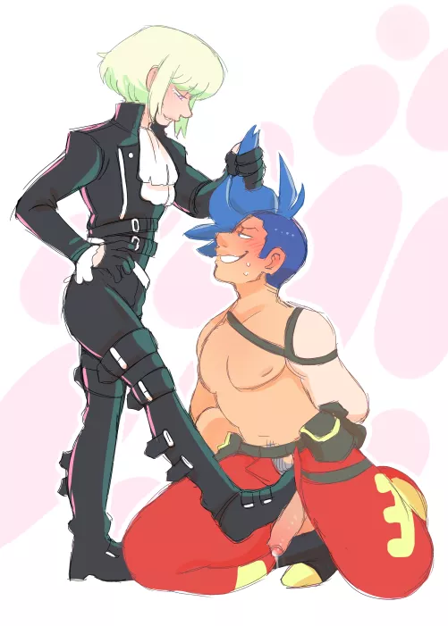Step on Him [Promare] (DarkChibiShadow)