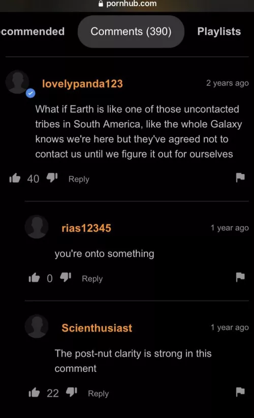 The post-nut clarity is strong with this one