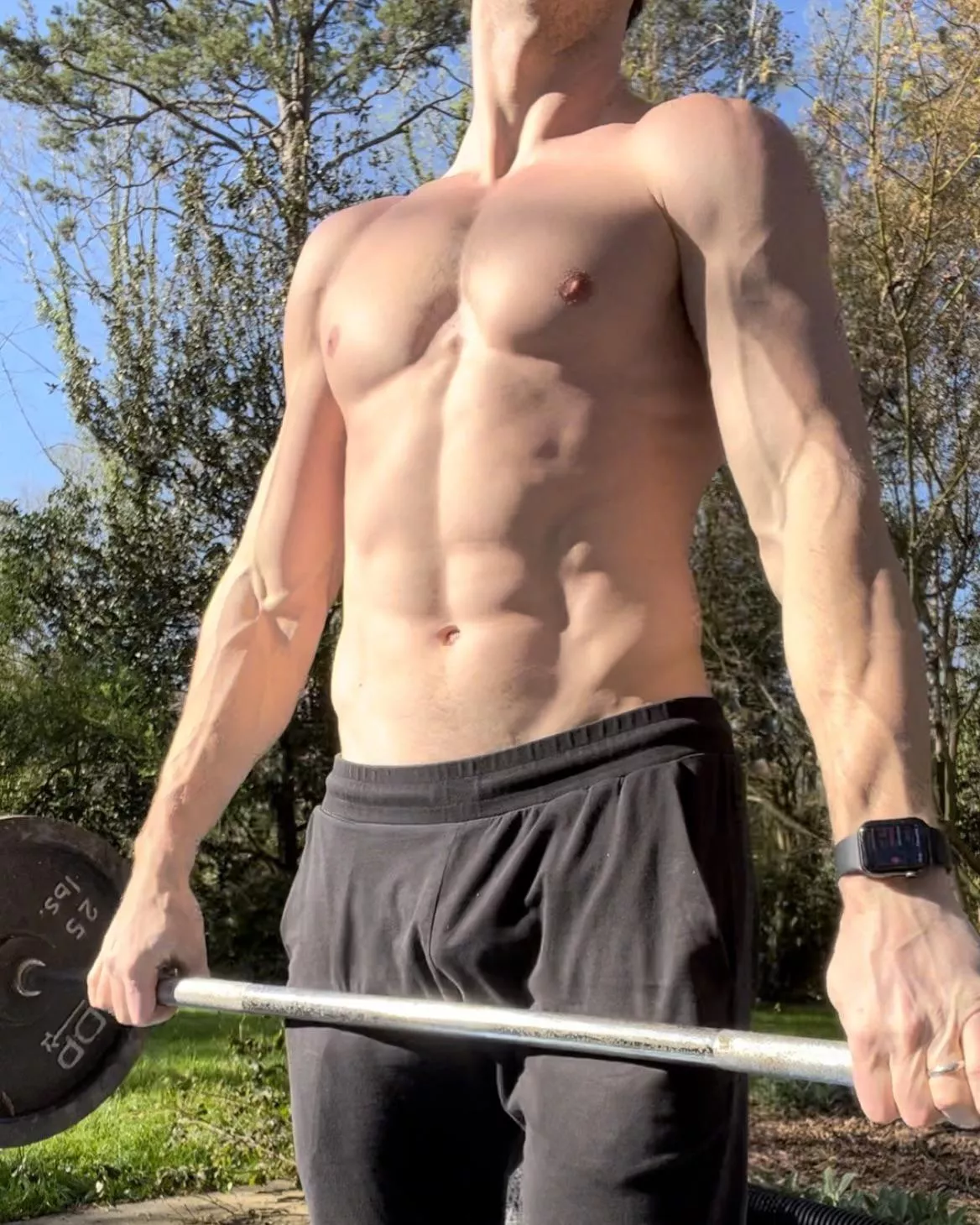 Too nice to stay inside.