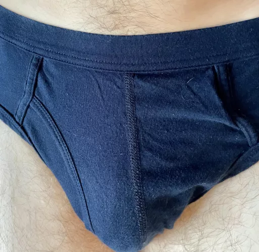 Wearing briefs today