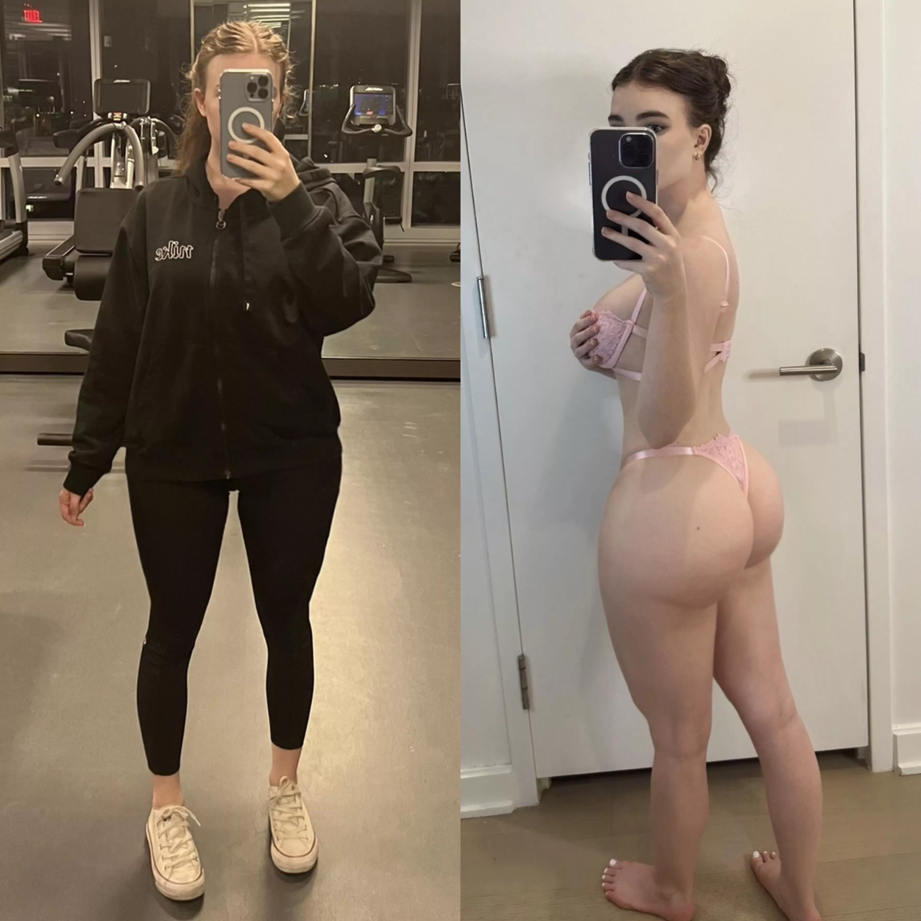 What the gym sees vs what Reddit sees