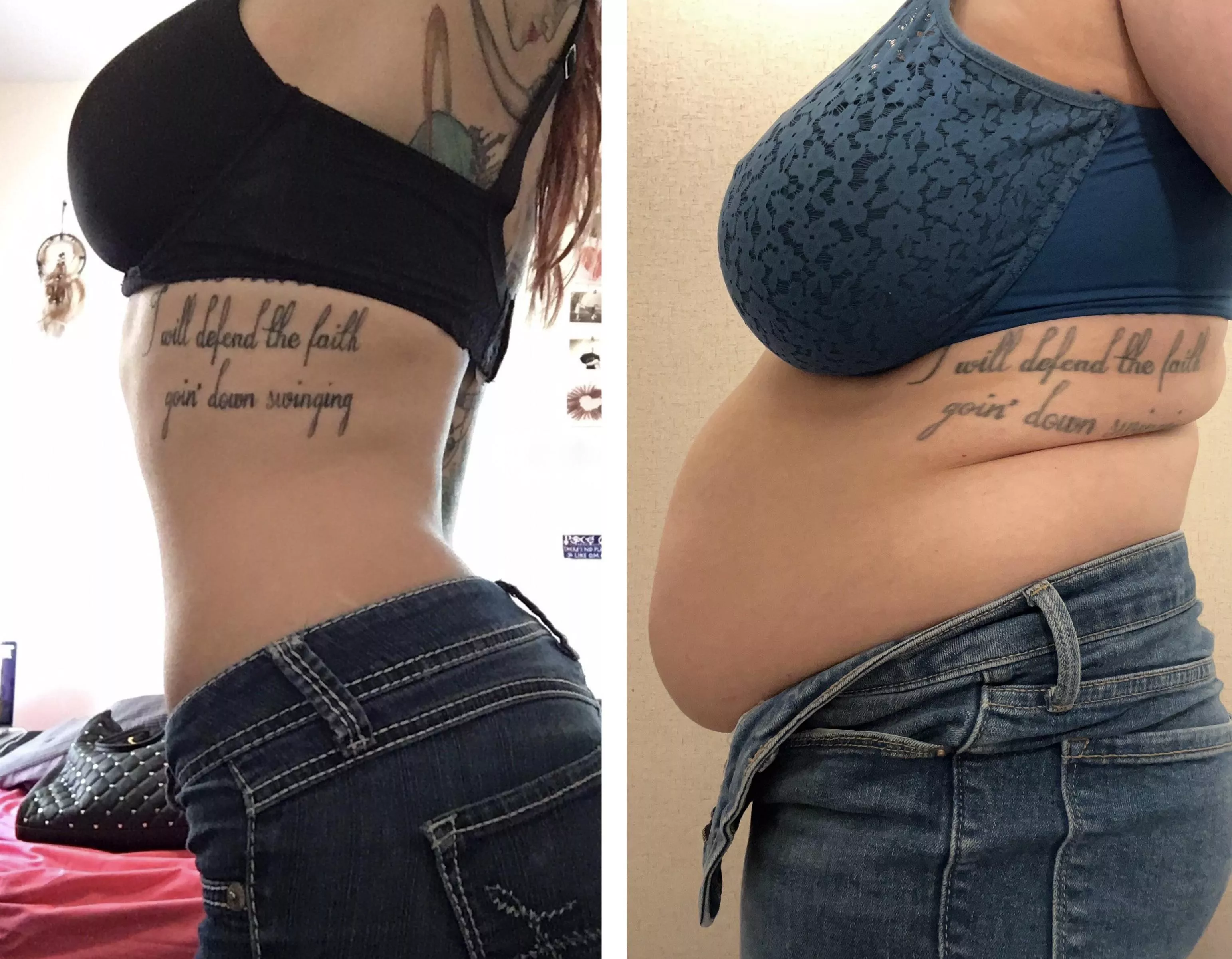 When I was only fantasizing of getting fat vs now 🥵