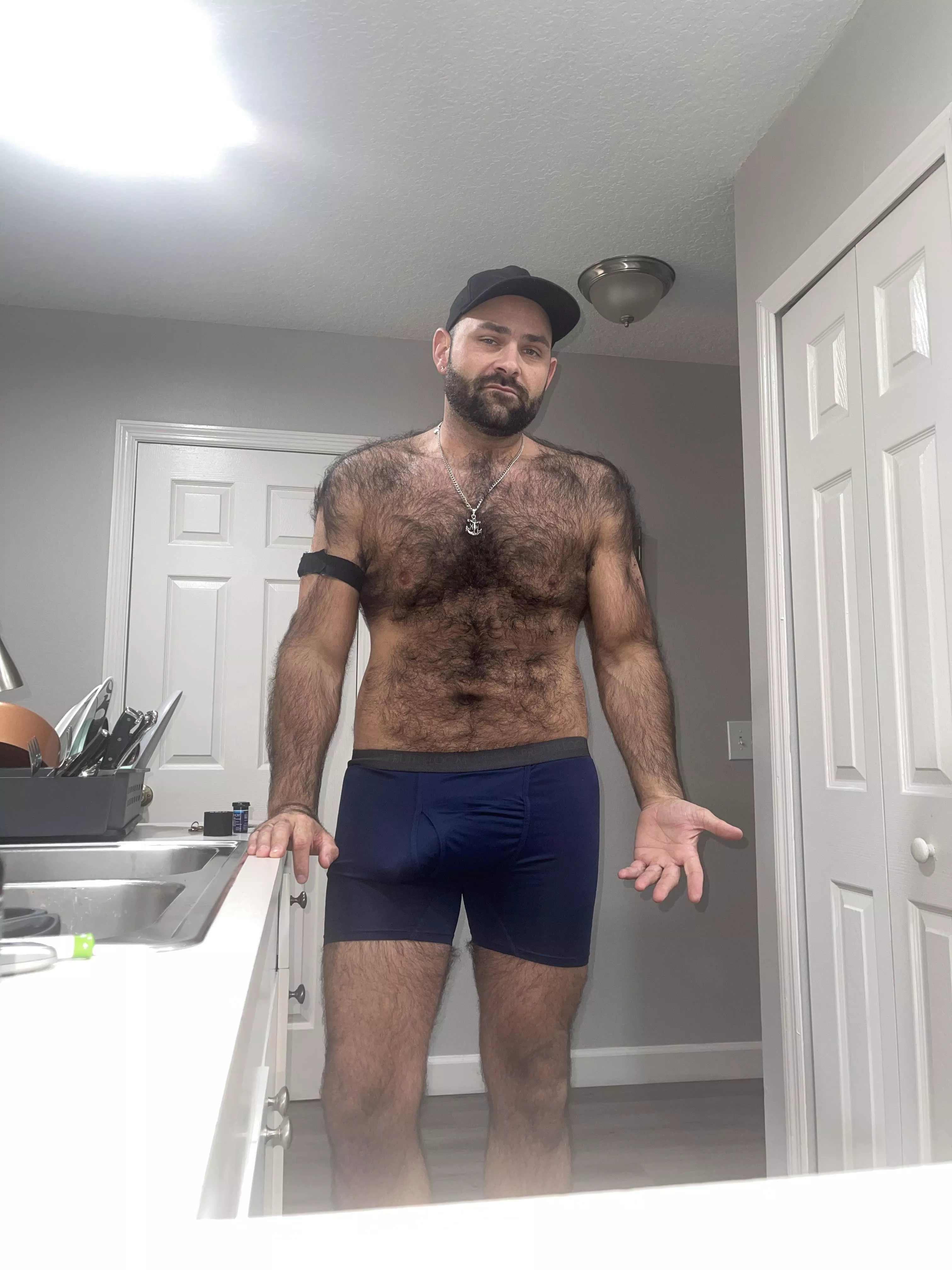 Would you cheat on a 6’3 hairy daddy like me? My girl did. Her loss I guess?