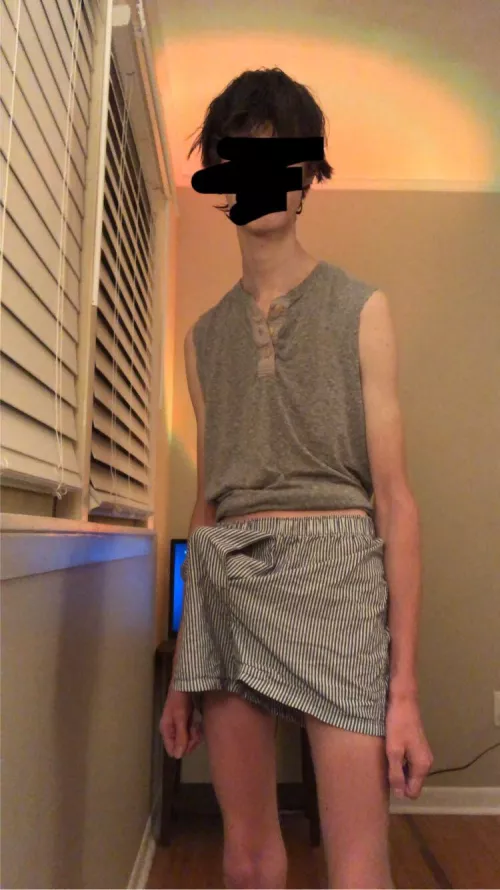 ( 18 m ) In my boxers (: