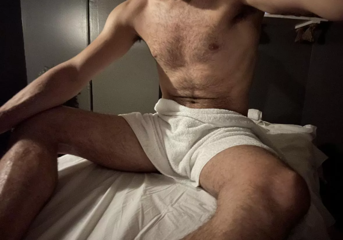 After a very oily massage.