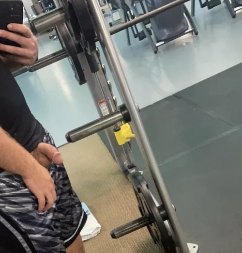 At the gym. 30.