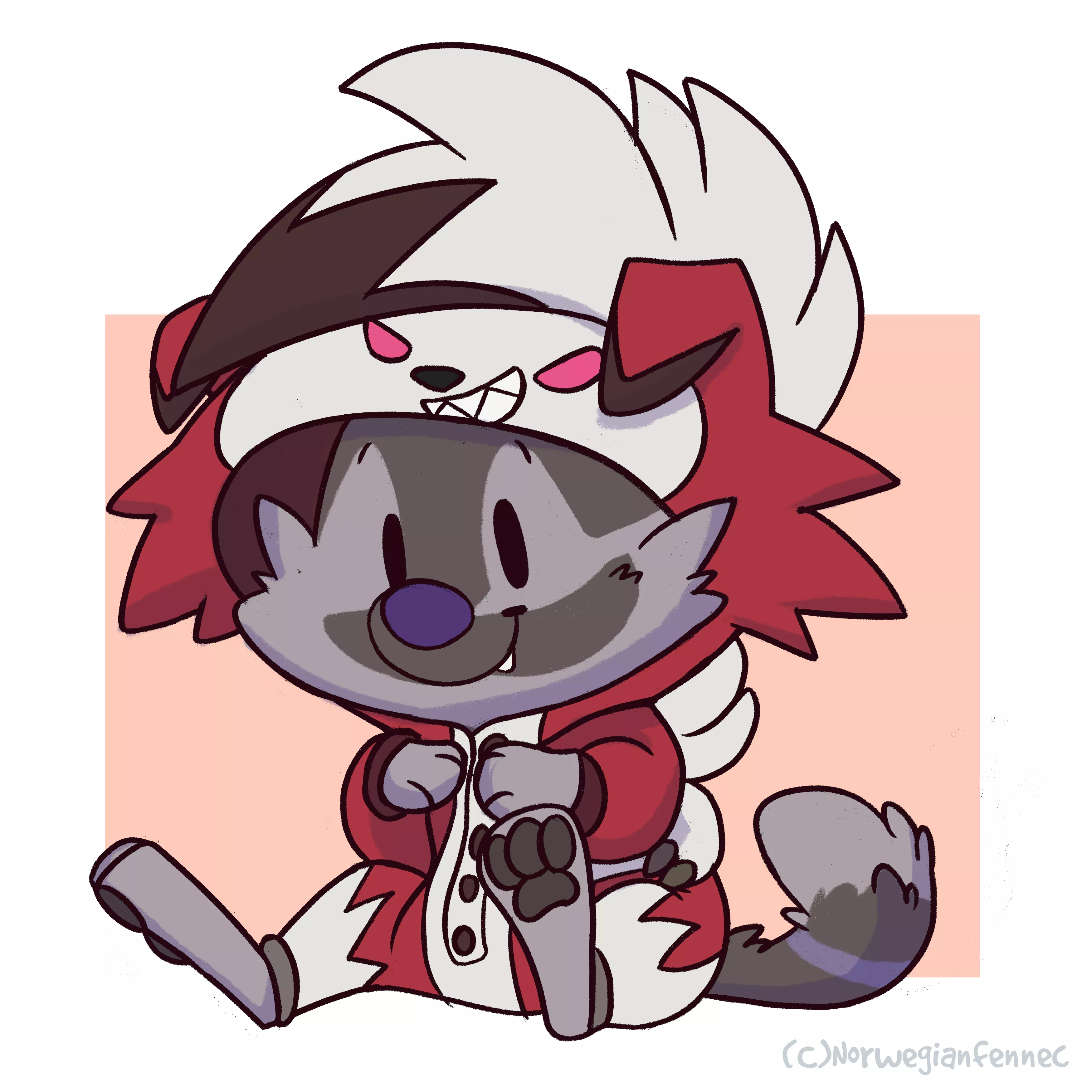 DL's Midnight Lycanroc Kigu [NorwegianFennec]