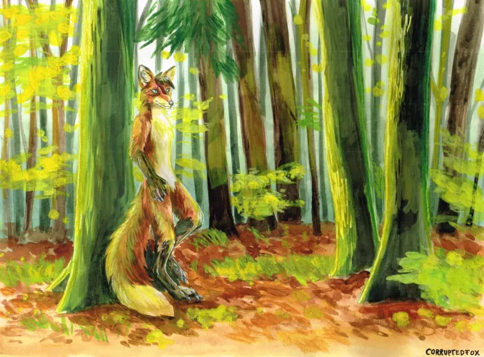 Enjoying the forest (CorruptedFox)