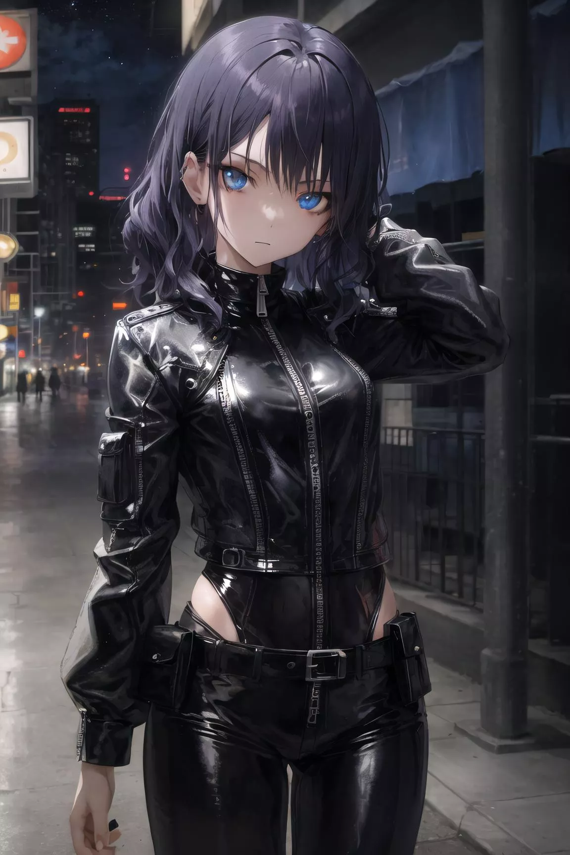 Full Leather: Jacket, Leotard, & Pants