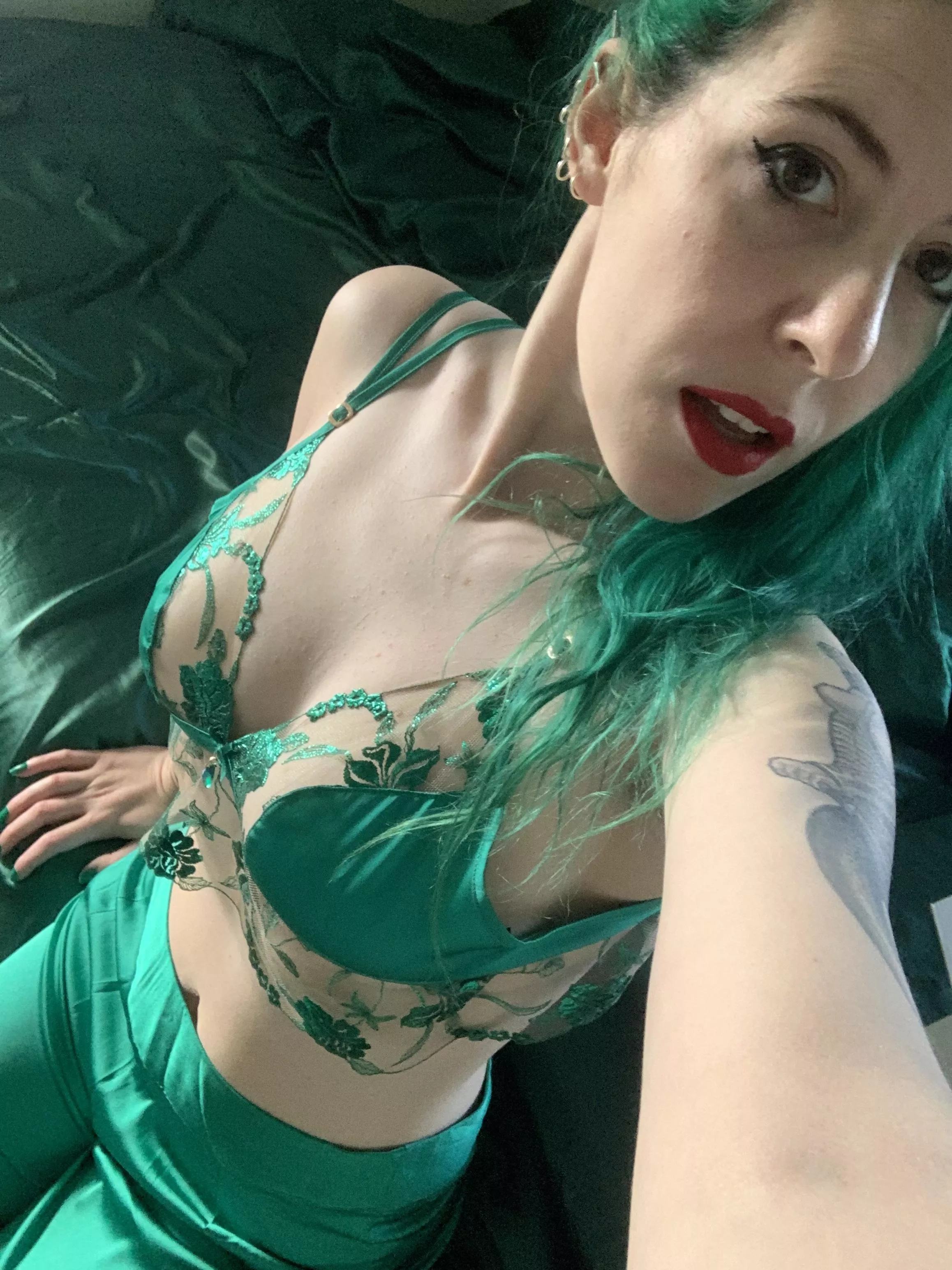 Green on green on green