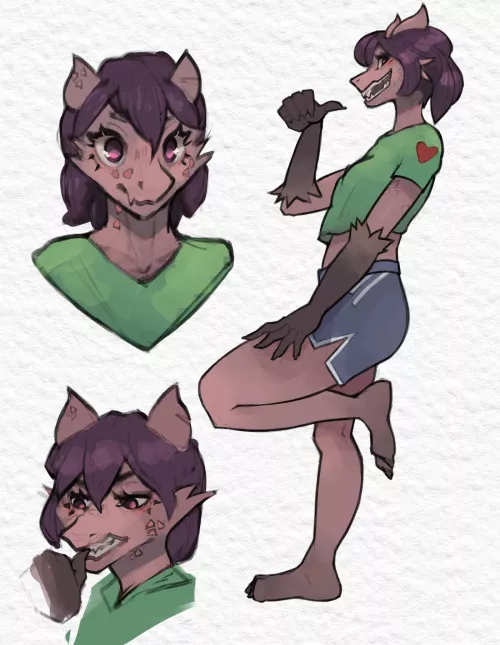 Here's some doodles! (Art by me, Manustuff0 on Twitter)