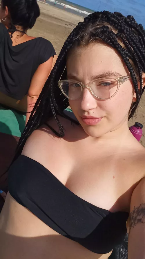 I love being on the beach, in the sun and tanning