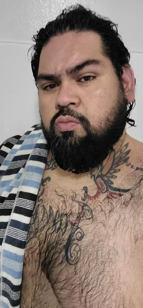 I need a hand drying off.