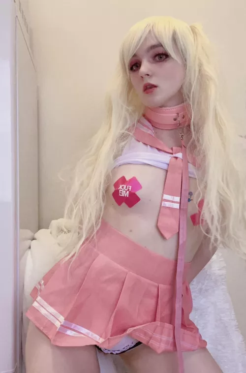 I want you to take these stickers off me