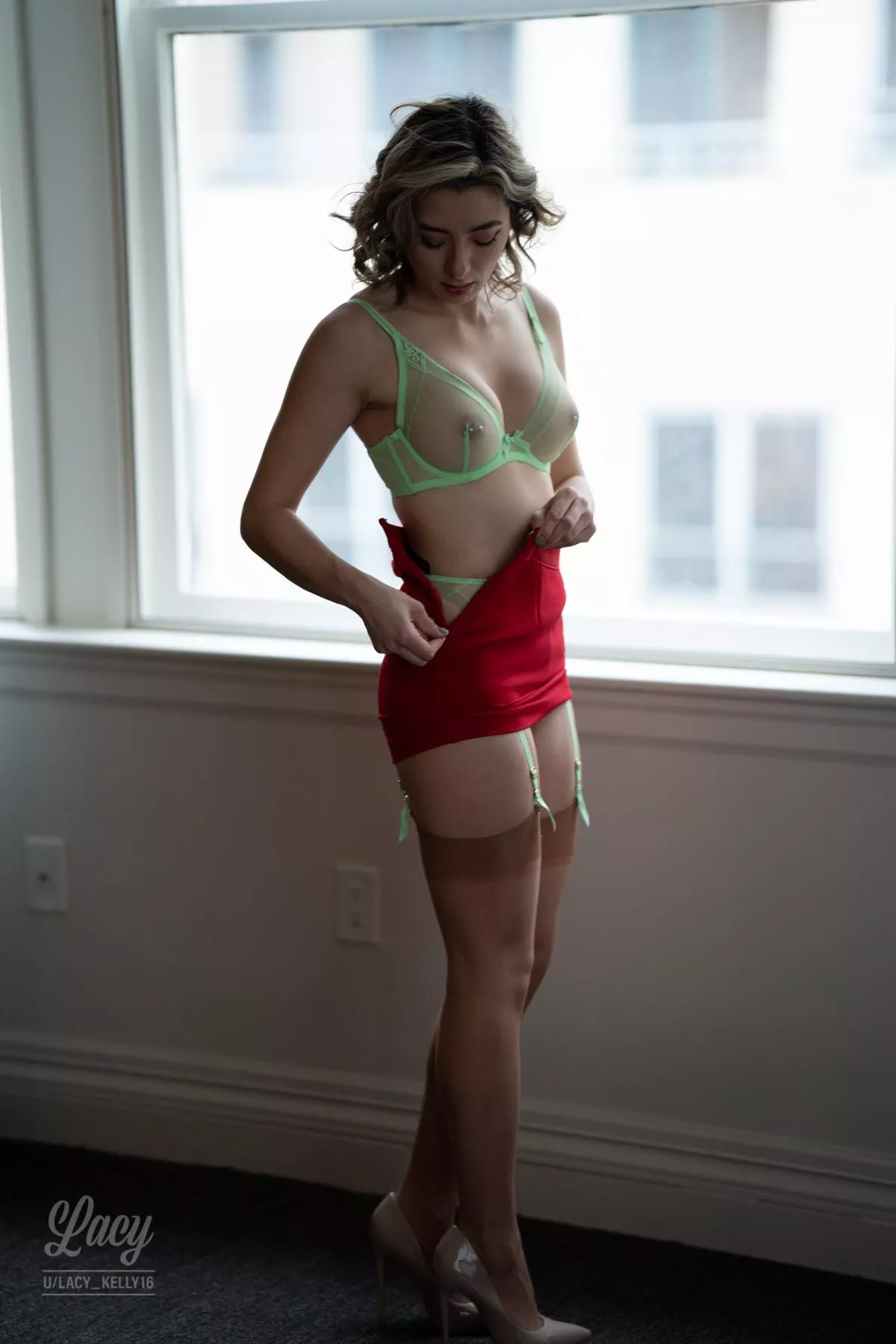 I'm more comfortable without the skirt