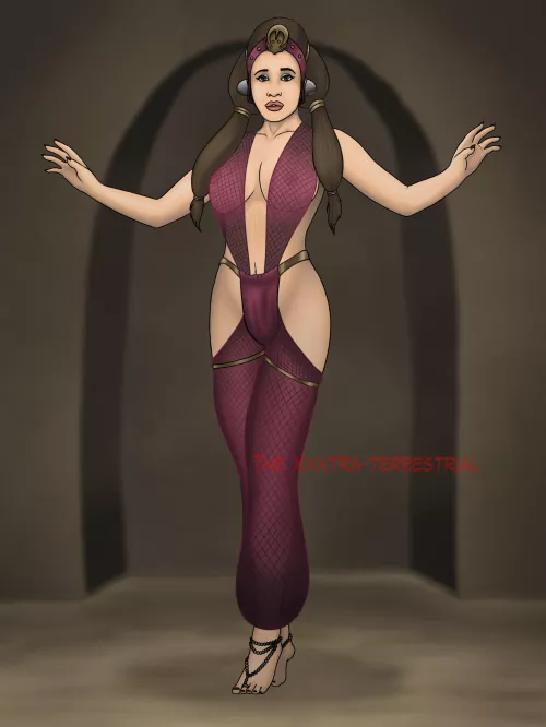 Leia’s new attire (by me, The Xxxtra-terrestrial)