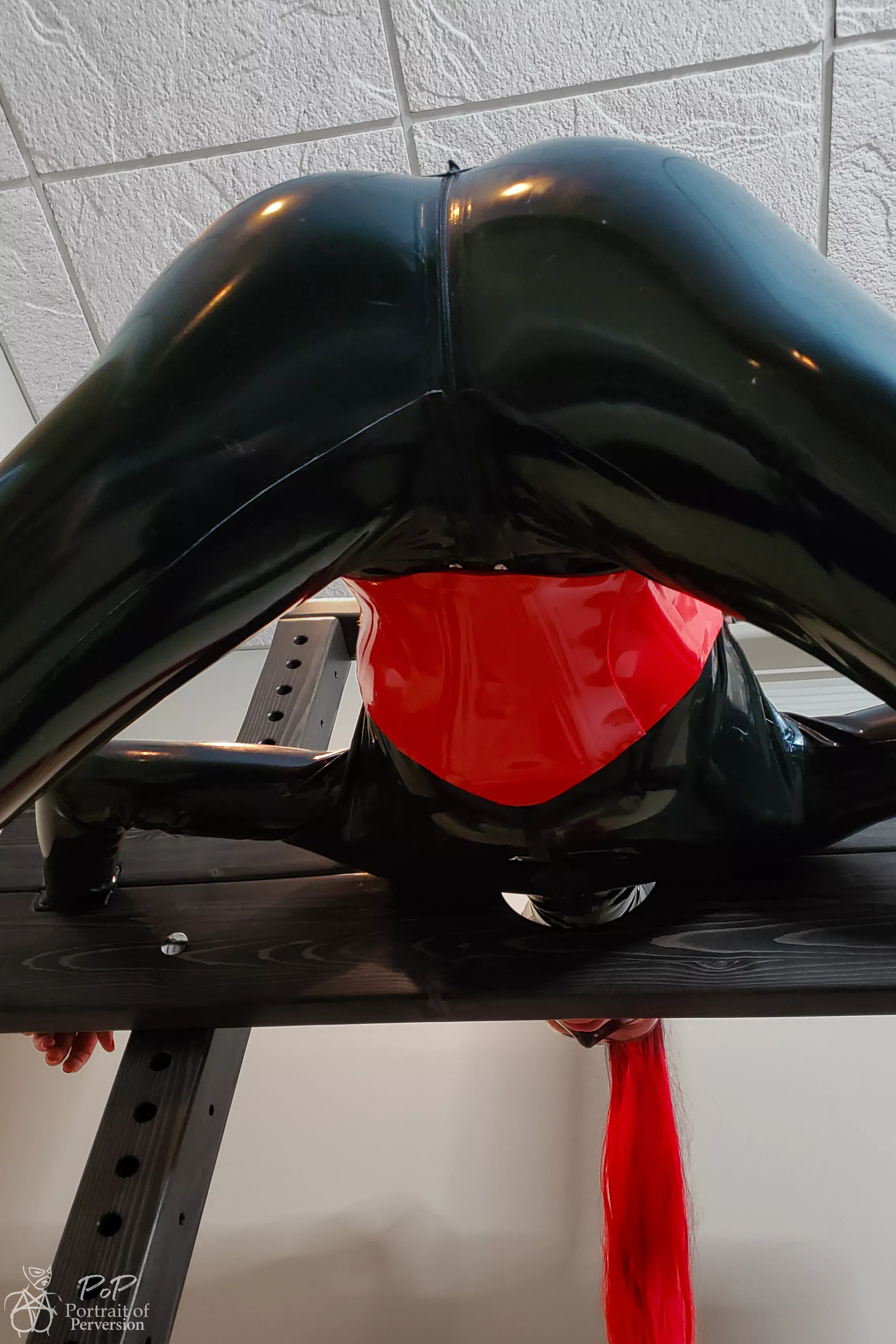 Locked in stocks, an underneath view [OC]