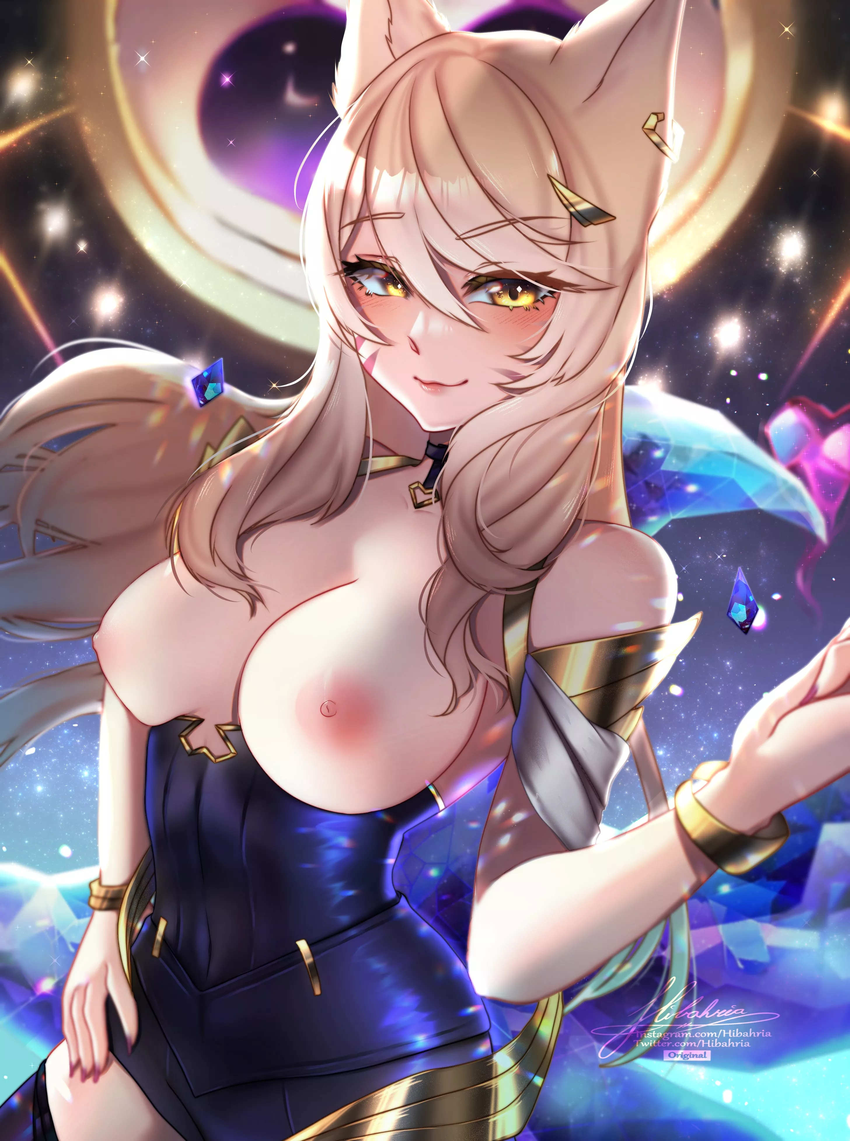 [OC] K/DA Ahri (Hibahria)