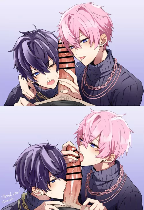 Purple And Pink (omochingway)