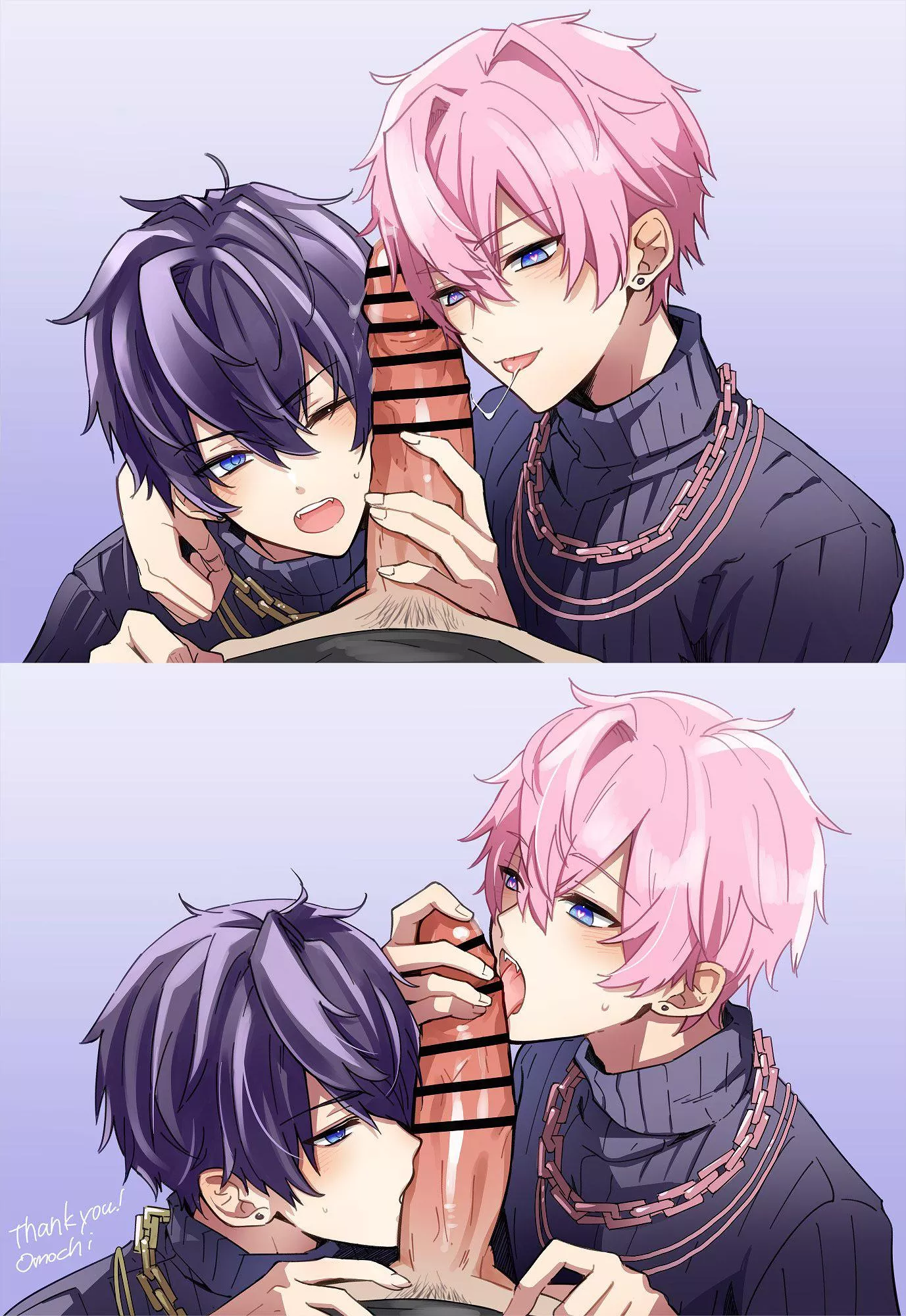 Purple And Pink (omochingway)