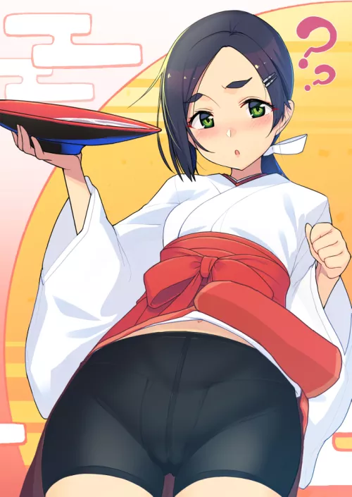 shrine attendant (teketora suzume) [Kantai Collection]