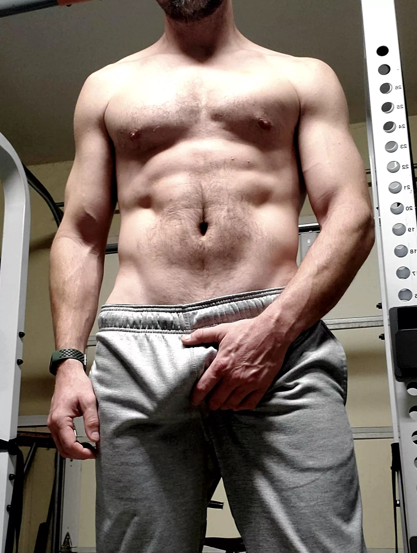 Sometimes, I need a little break from the workout [42][m]