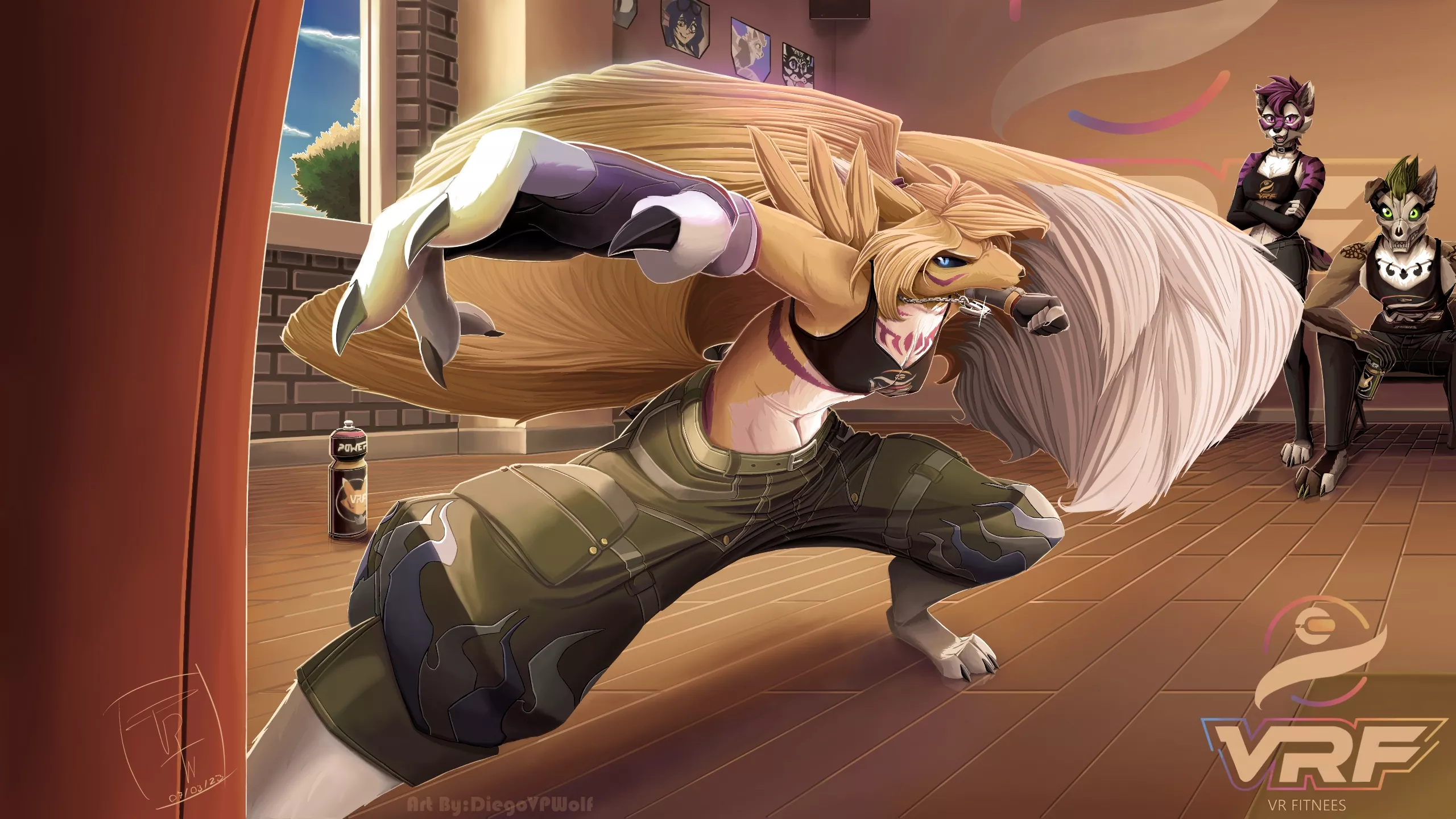 SoraTheSyke Training - Fanart - Art By Me ^^