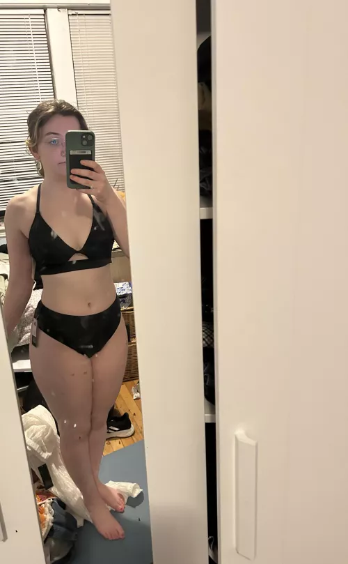 Thoughts on my new swimsuit? Sometimes I feel weird baring the thunder thighs