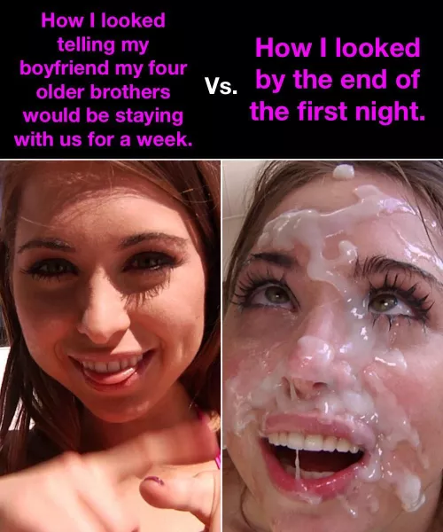 You and your brothers are gonna be busy “catching up” with your sister this week!