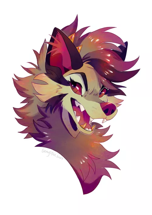 An Headshot for @/DustArca on Twitter (Art by Genystar)
