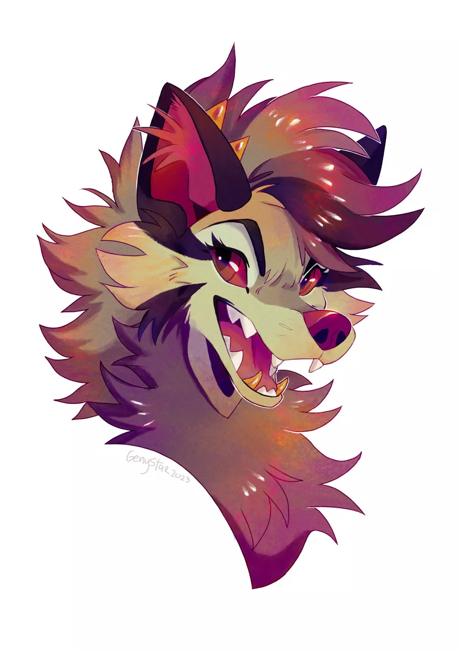 An Headshot for @/DustArca on Twitter (Art by Genystar)