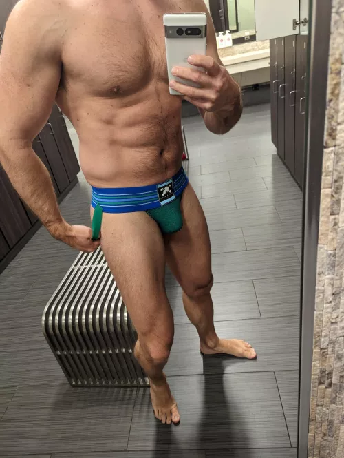 Anyone else strut around the locker room?