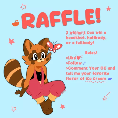 Free Art Raffle! (By me Luvo~)