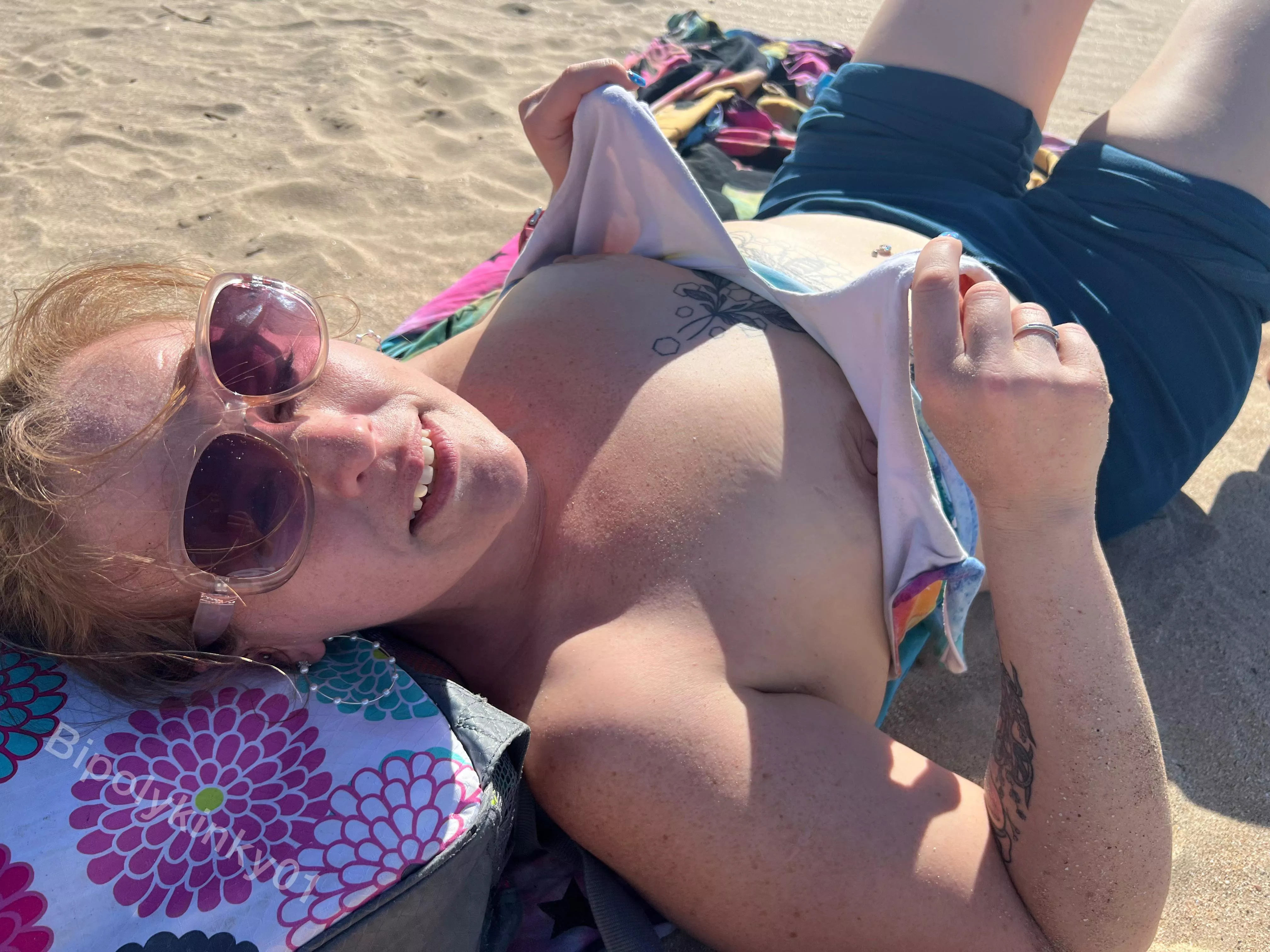 I should take this off. Wouldn’t want tan lines after all.