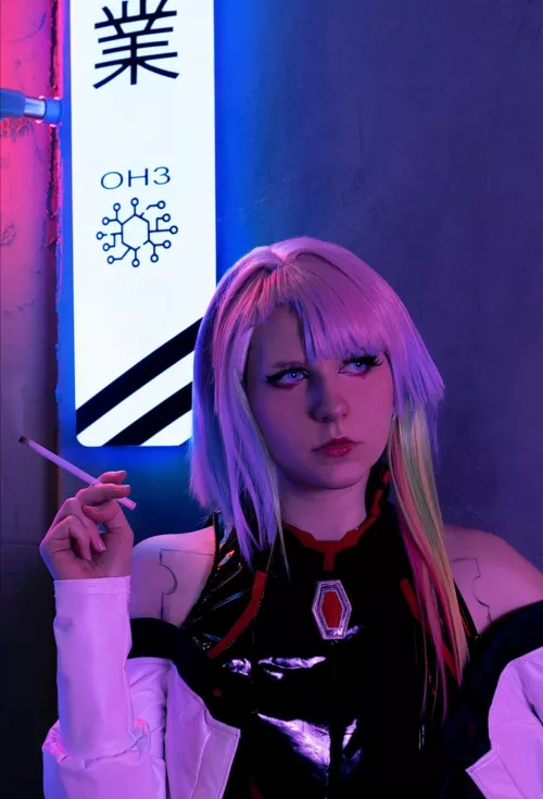 I've already breached your internal defenses, what horny content are you hiding? Lucy from Cyberpunk Edgerunners by x_nori_ [Self]